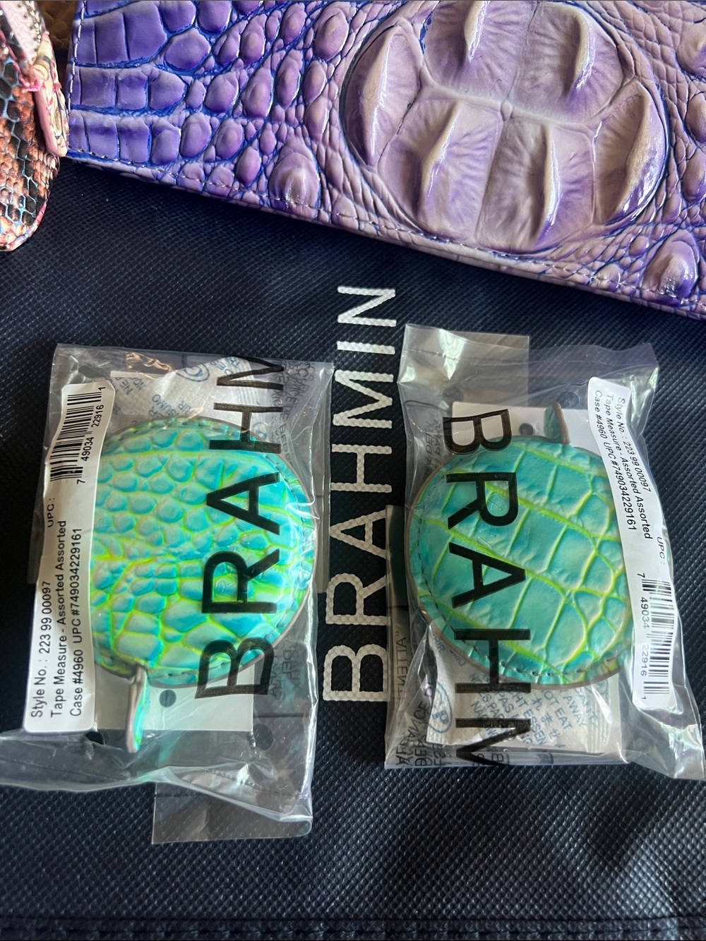 BRAHMIN Tape Measure NWT Cotton Candy Melbourne